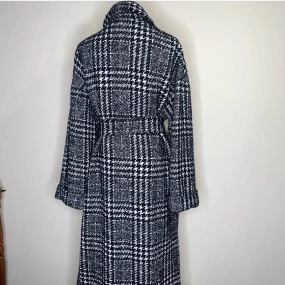 Zara Oversized Houndstooth Coat - Picture 7 of 16